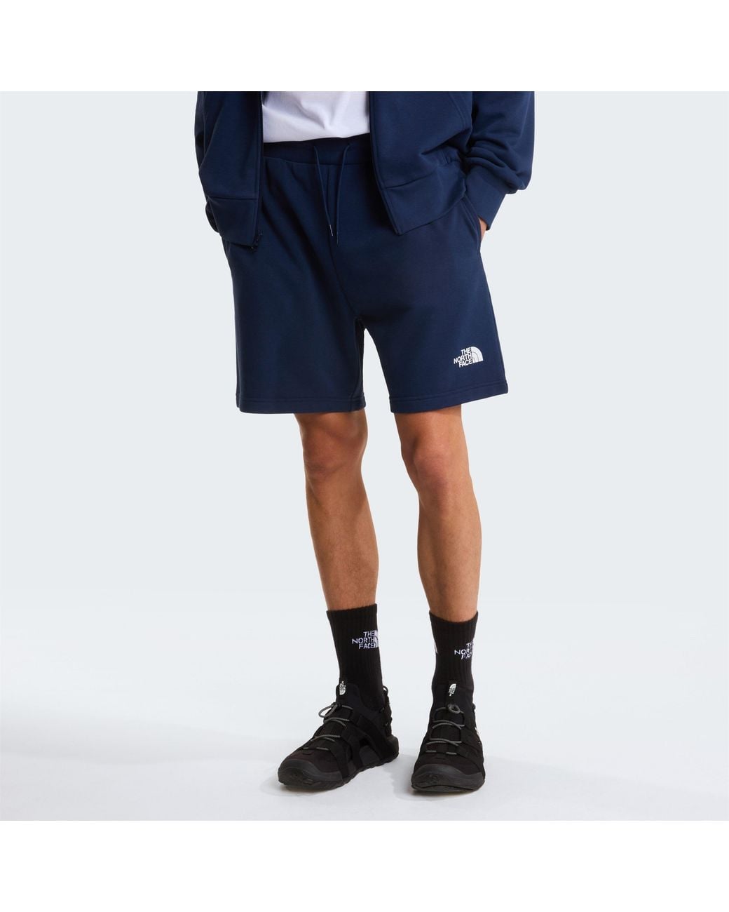 The North Face Blue Tnf Simple Dome Fleece Short for men