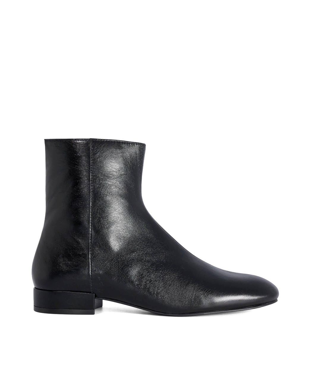 Dune Black Pixxies Suede Flat Ankle Boots
