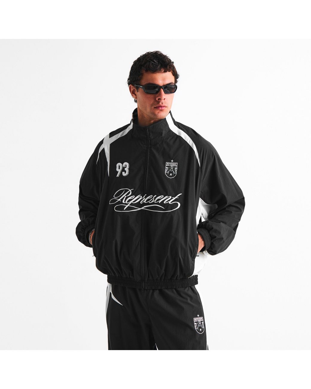 Represent Black Star Track Top for men