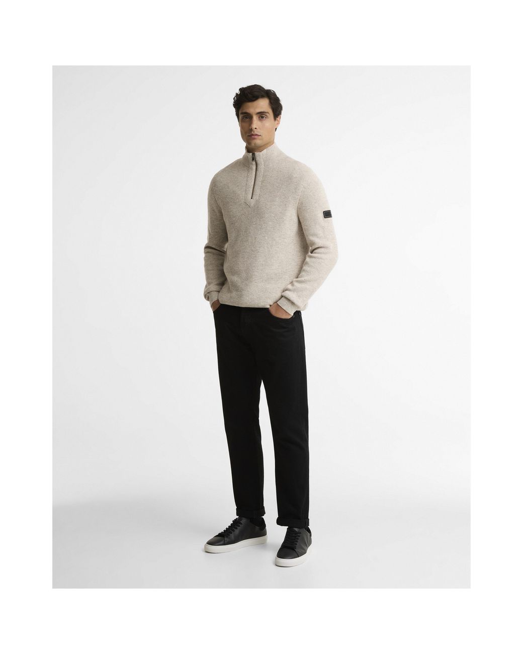 Barbour Multicolor Crawley Half Zip Jumper for men