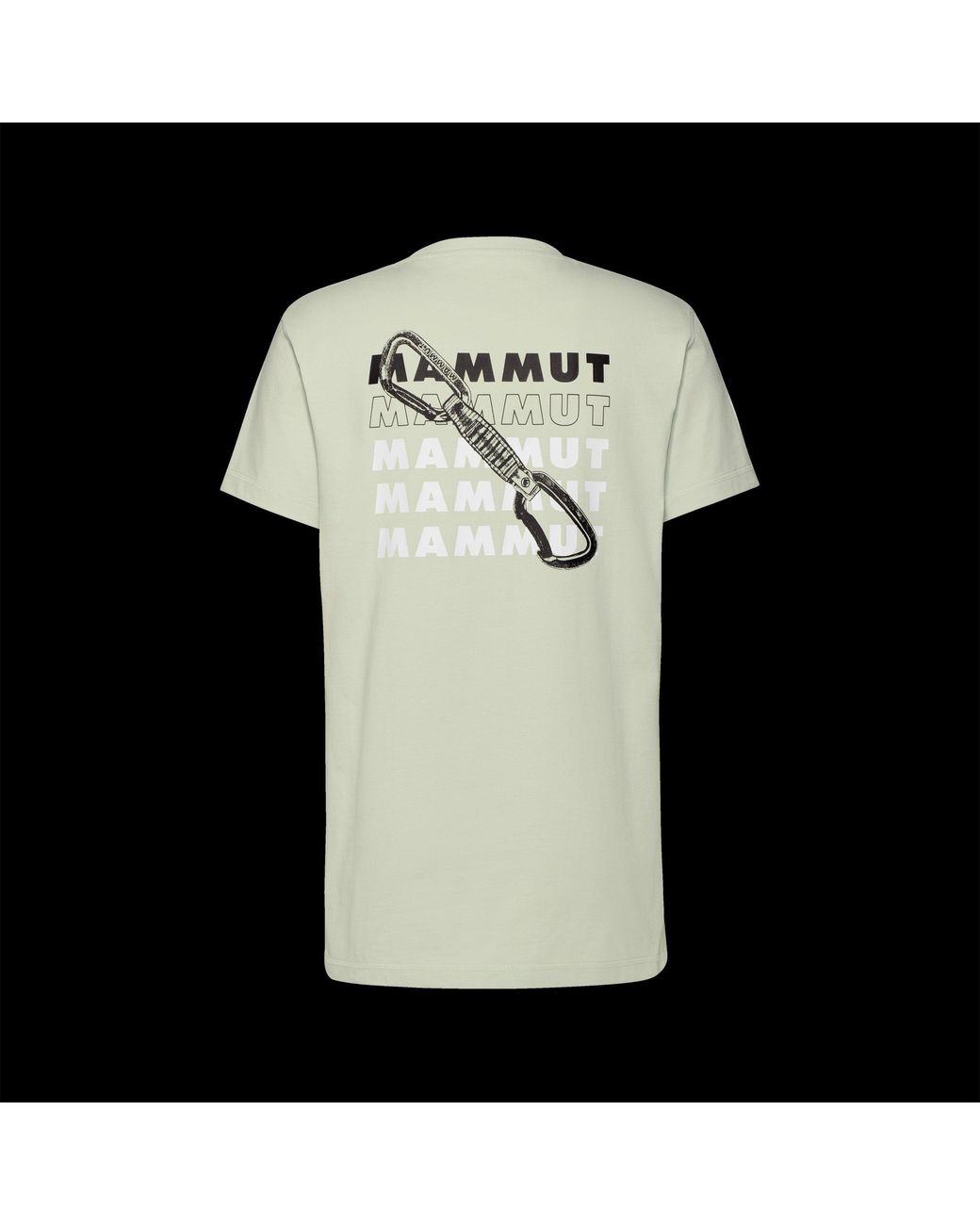 Mammut Black Massone Short-Sleeve Performance T-Shirt for men