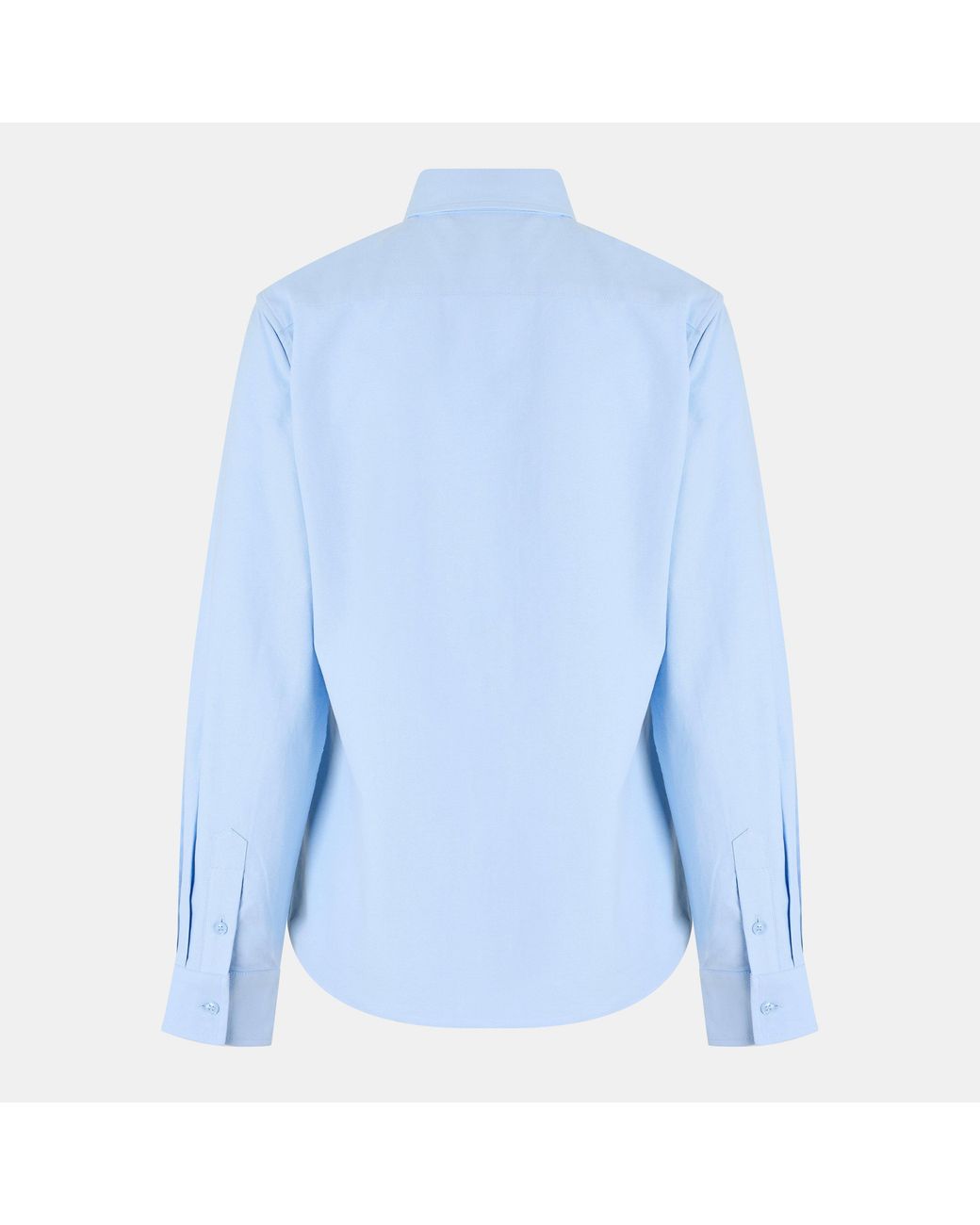 Jack Wills Blue Classic Twill Long Sleeve Plain Shirt