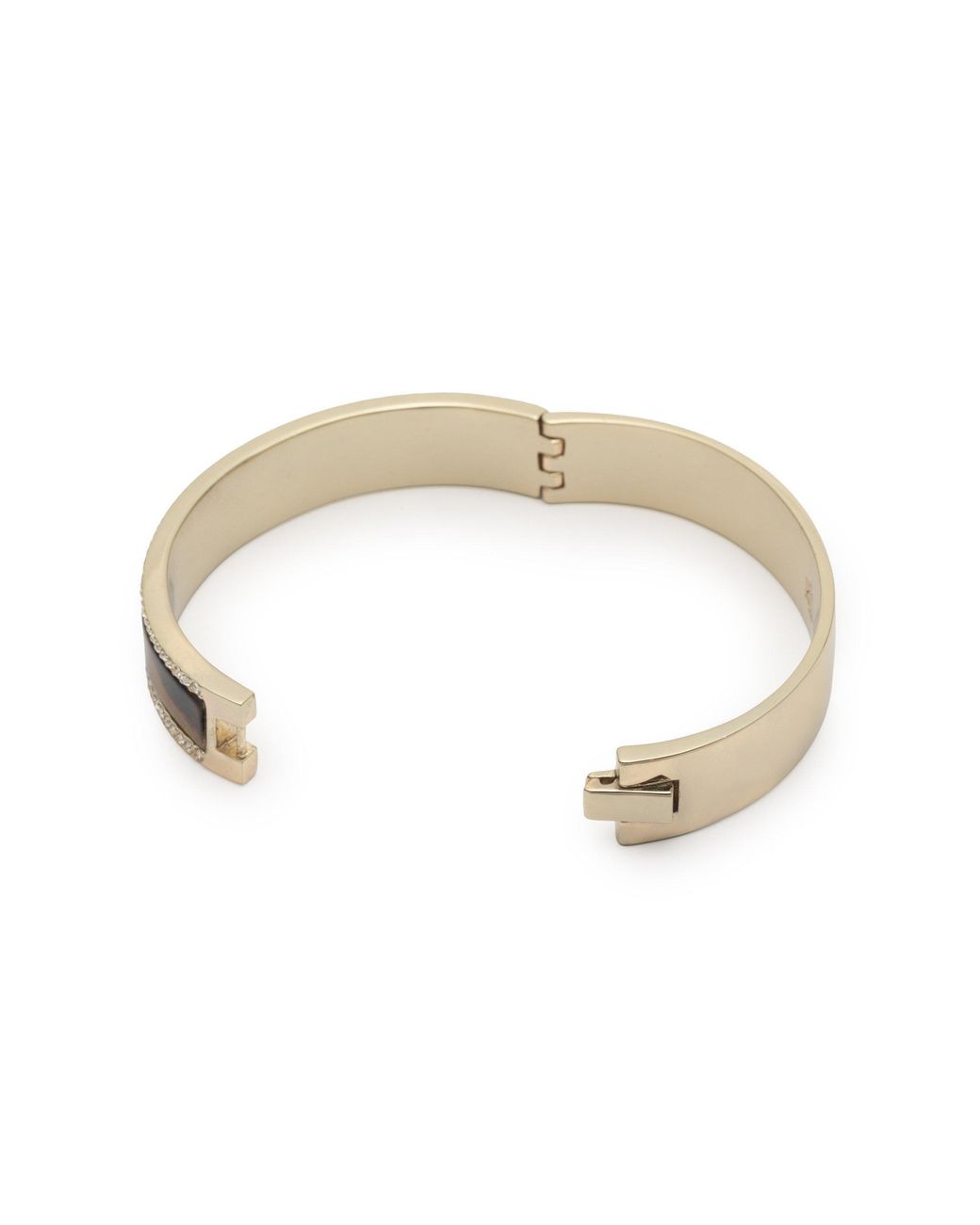 Ralph Lauren Multicolor Tortoise & Crest Logo Bangle