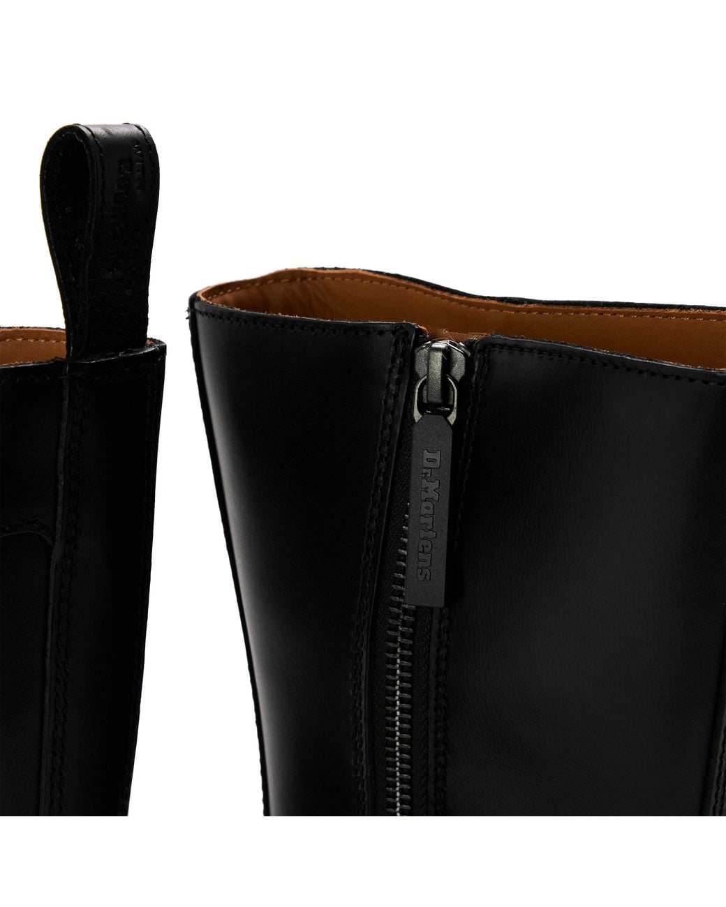 Dr. Martens Black Rejena Leather High Boots