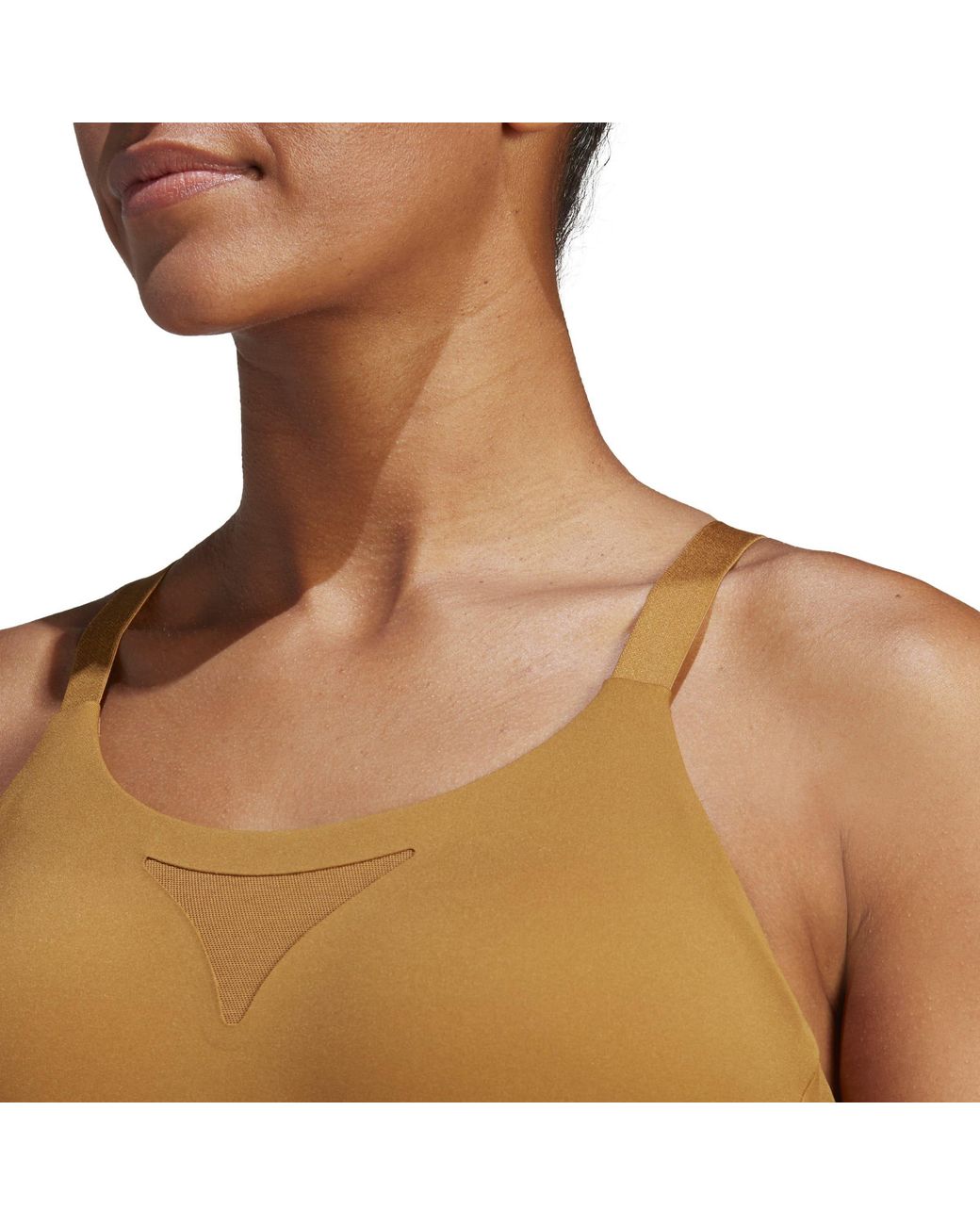 Adidas Brown Tailored Training High-Support Bra