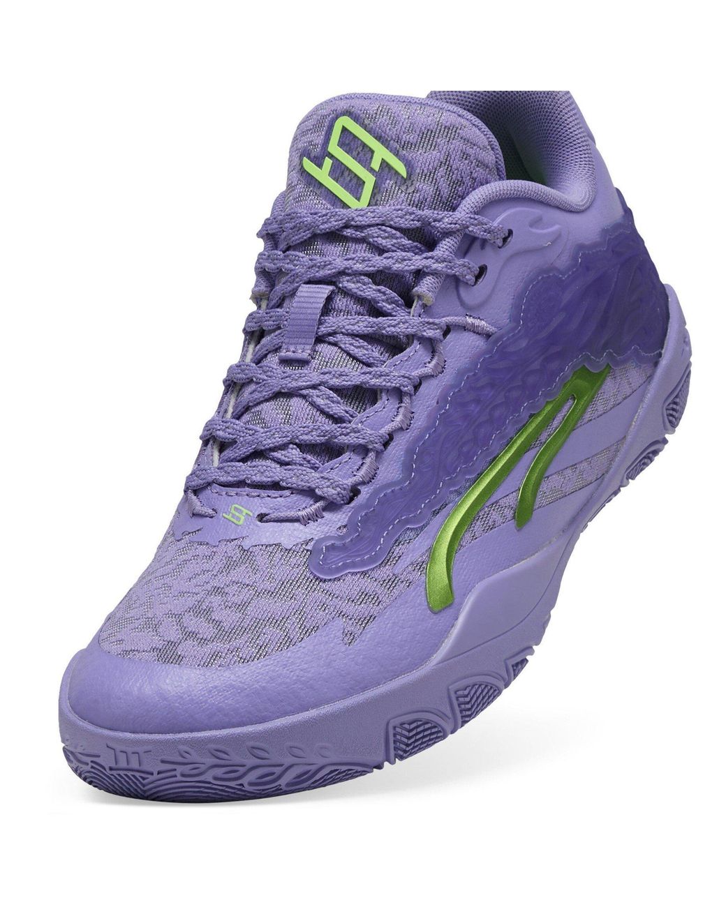 PUMA Purple Stewie 3 Lace Em Up Basketball Shoes