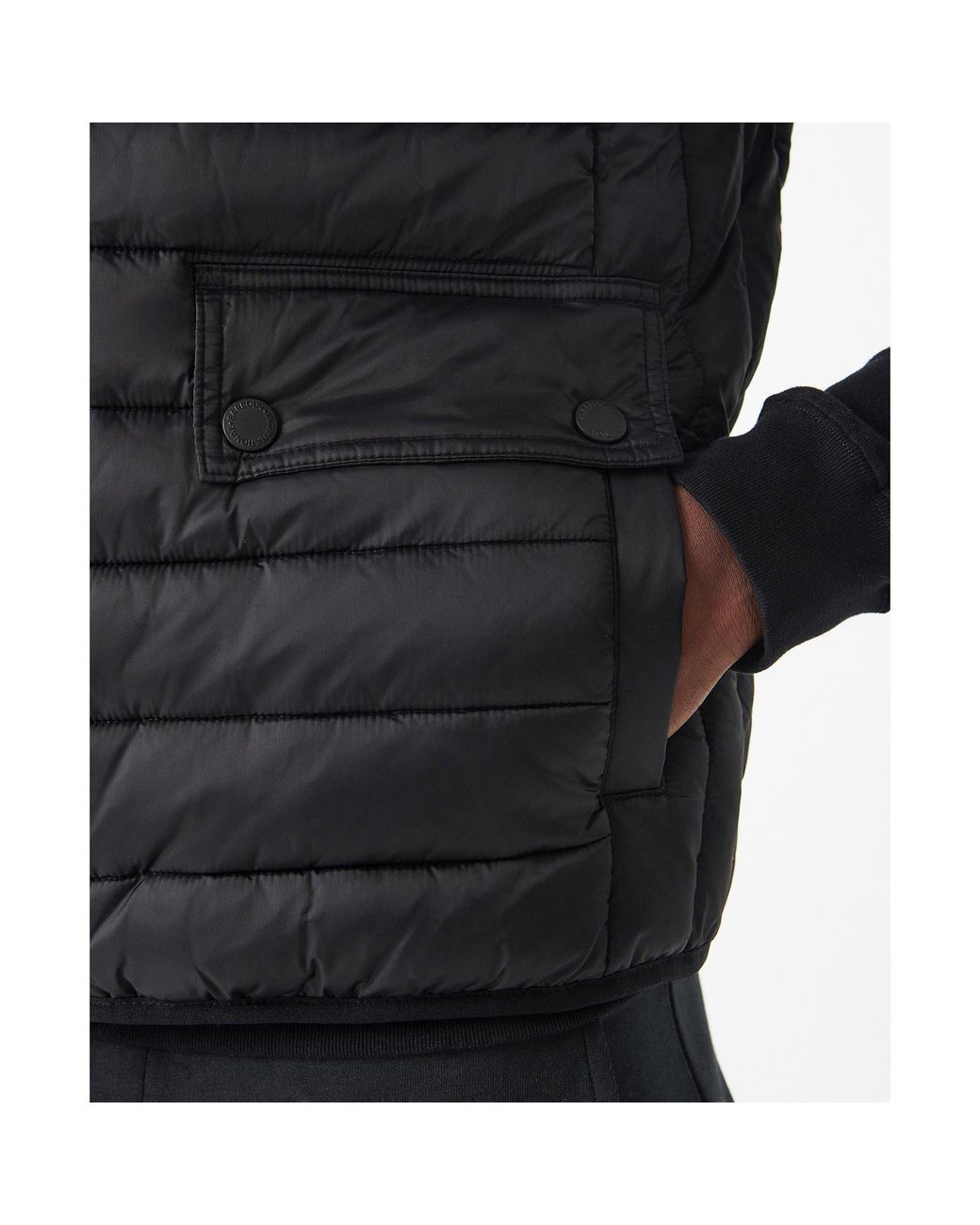 Barbour Black Ouston Gilet for men