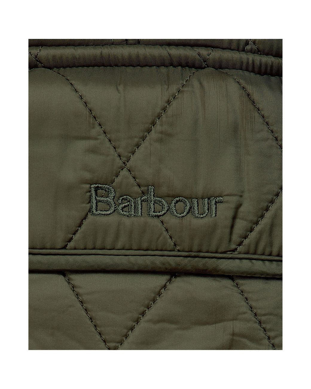 Barbour Gray Wray Diamond Quilted Fleece Lined Sleeveless Gilet