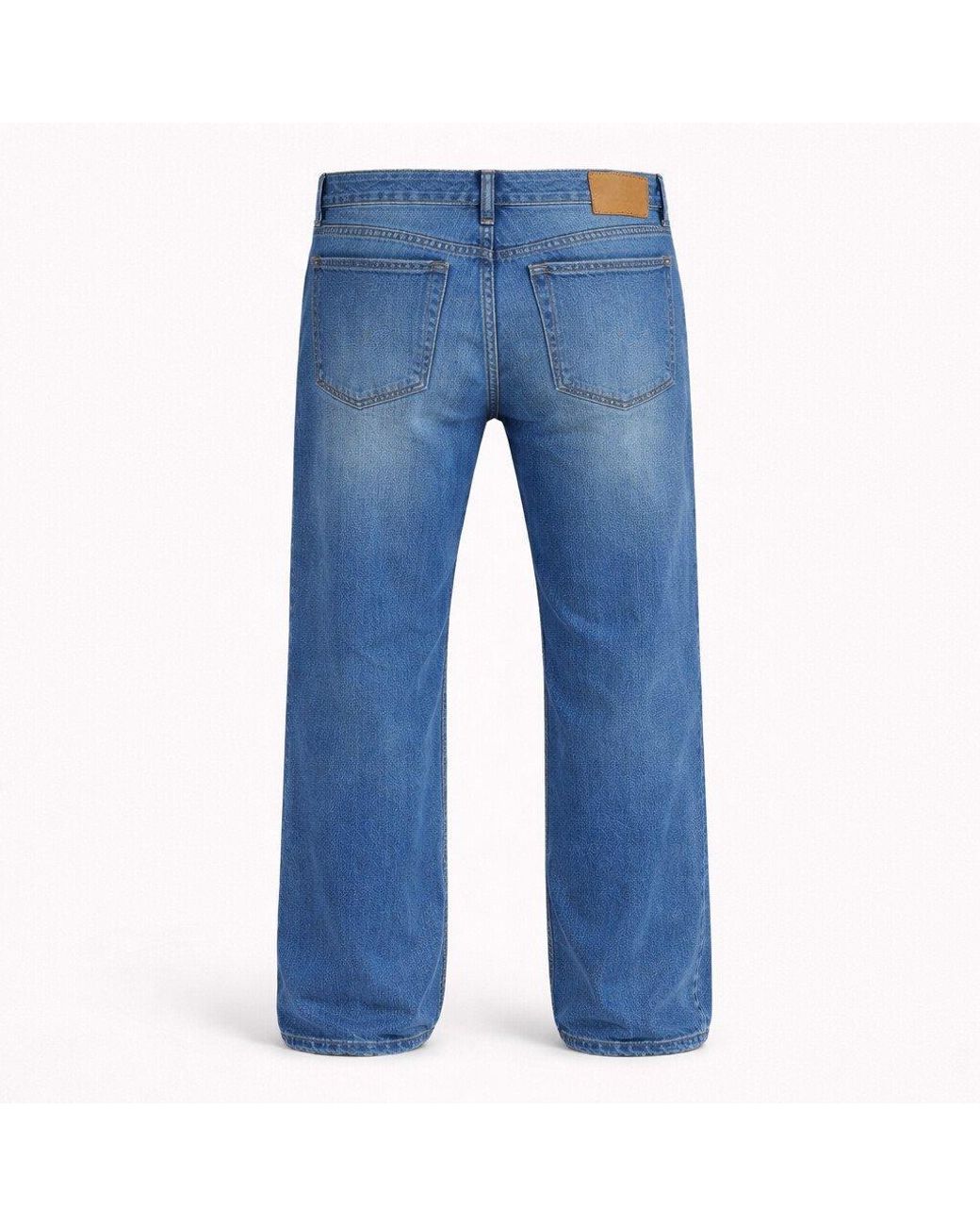 Firetrap Blue Rip Jean Straight Leg Jeans for men