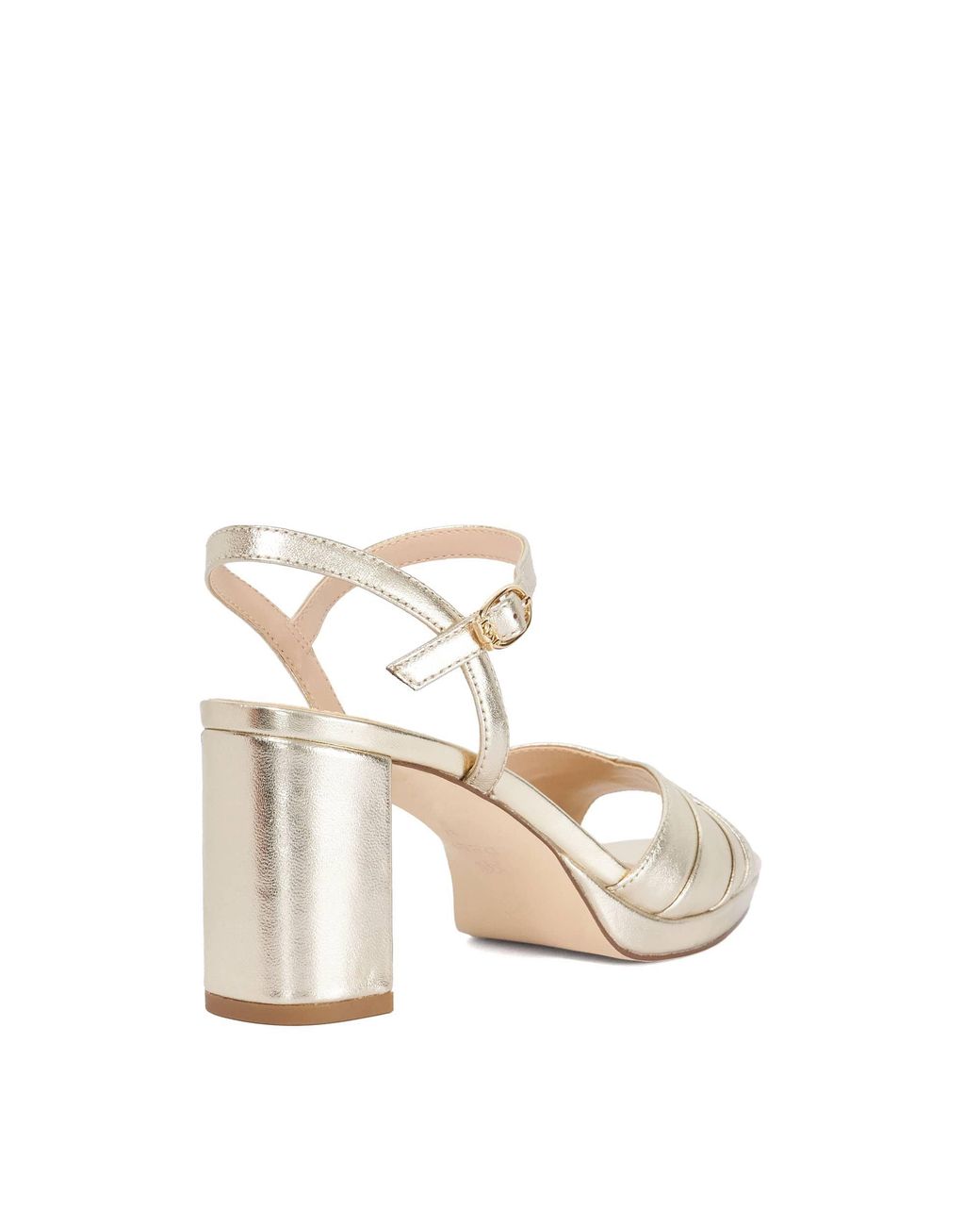Dune Metallic Malene Heeled Sandals