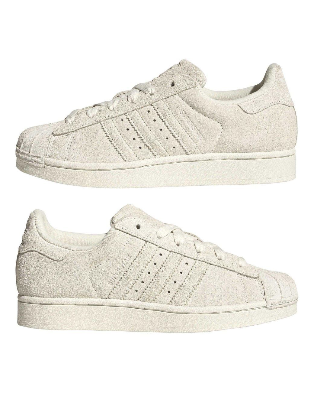 Adidas Originals White Superstar Ii Leather Low-Top Trainers