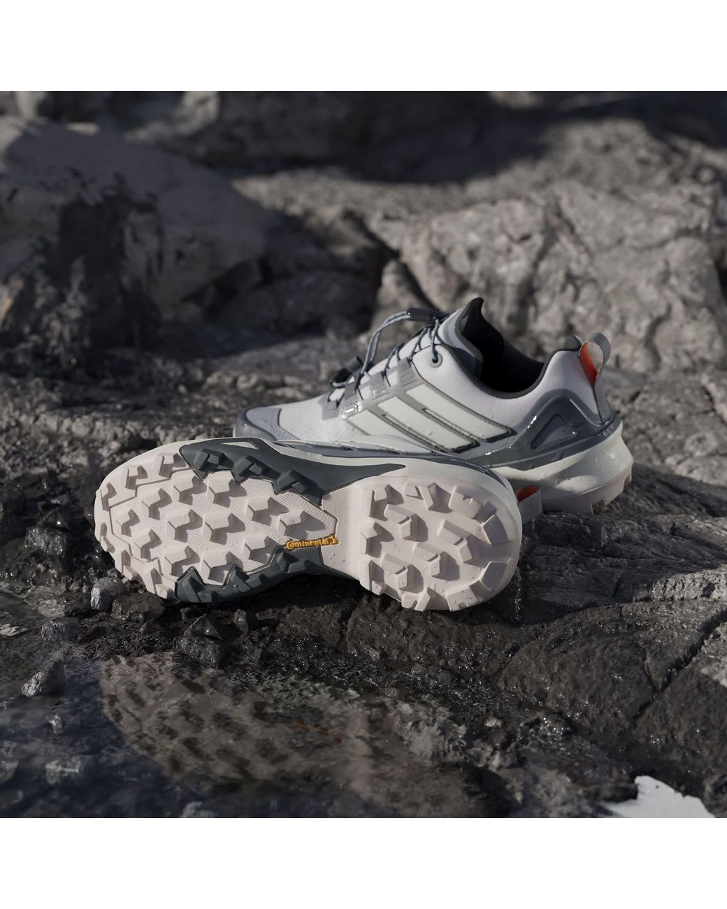 Adidas Gray Non-Waterproof Hiking Shoes