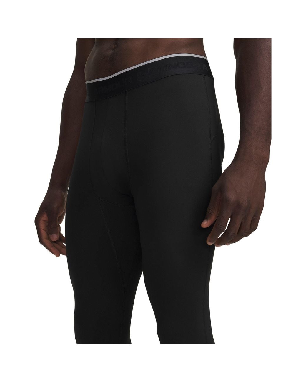 Under Armour Black Ua Coldgear Elt Leg Sn64 for men