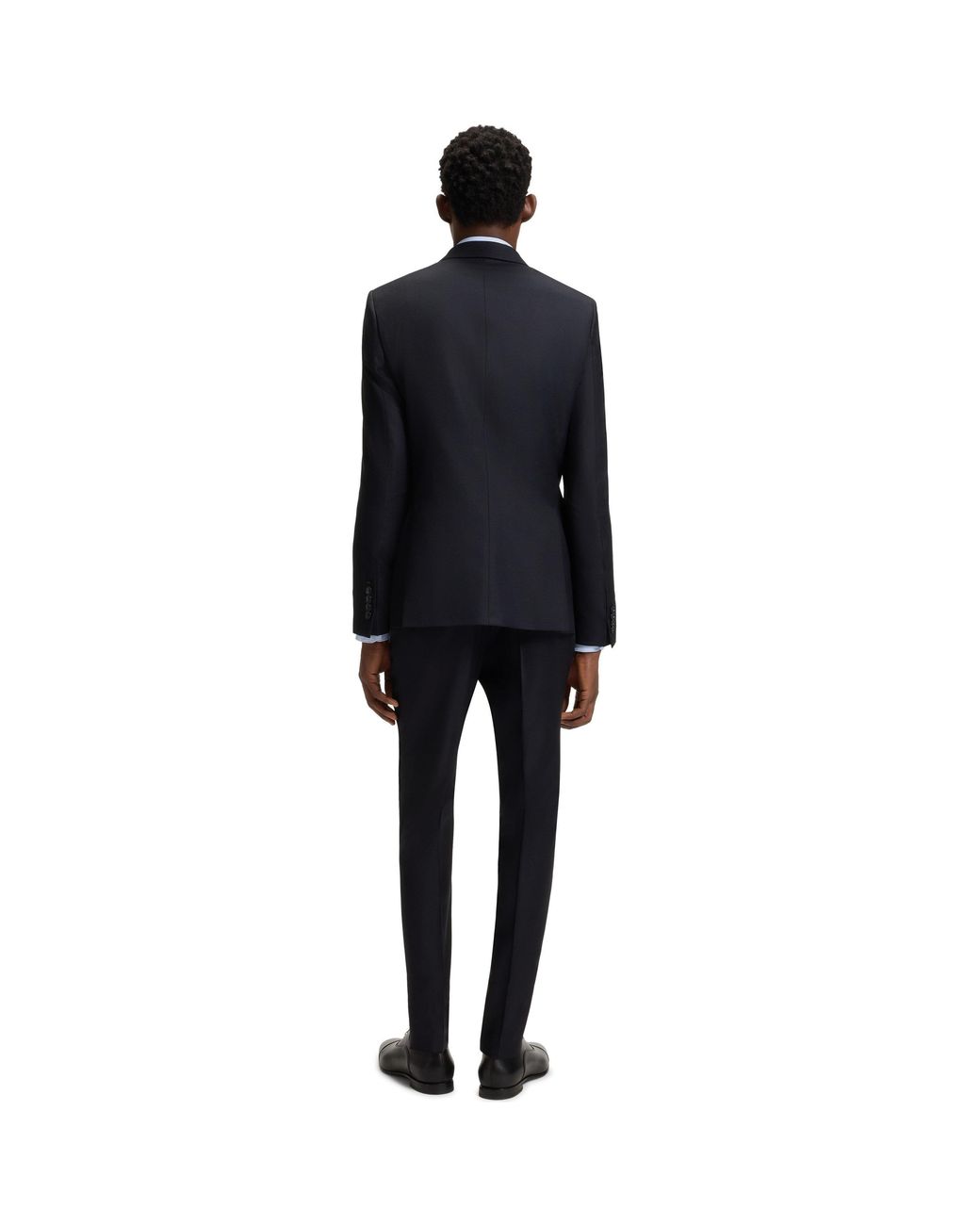 Boss Black Double Breasted Slim-Fit Suit for men