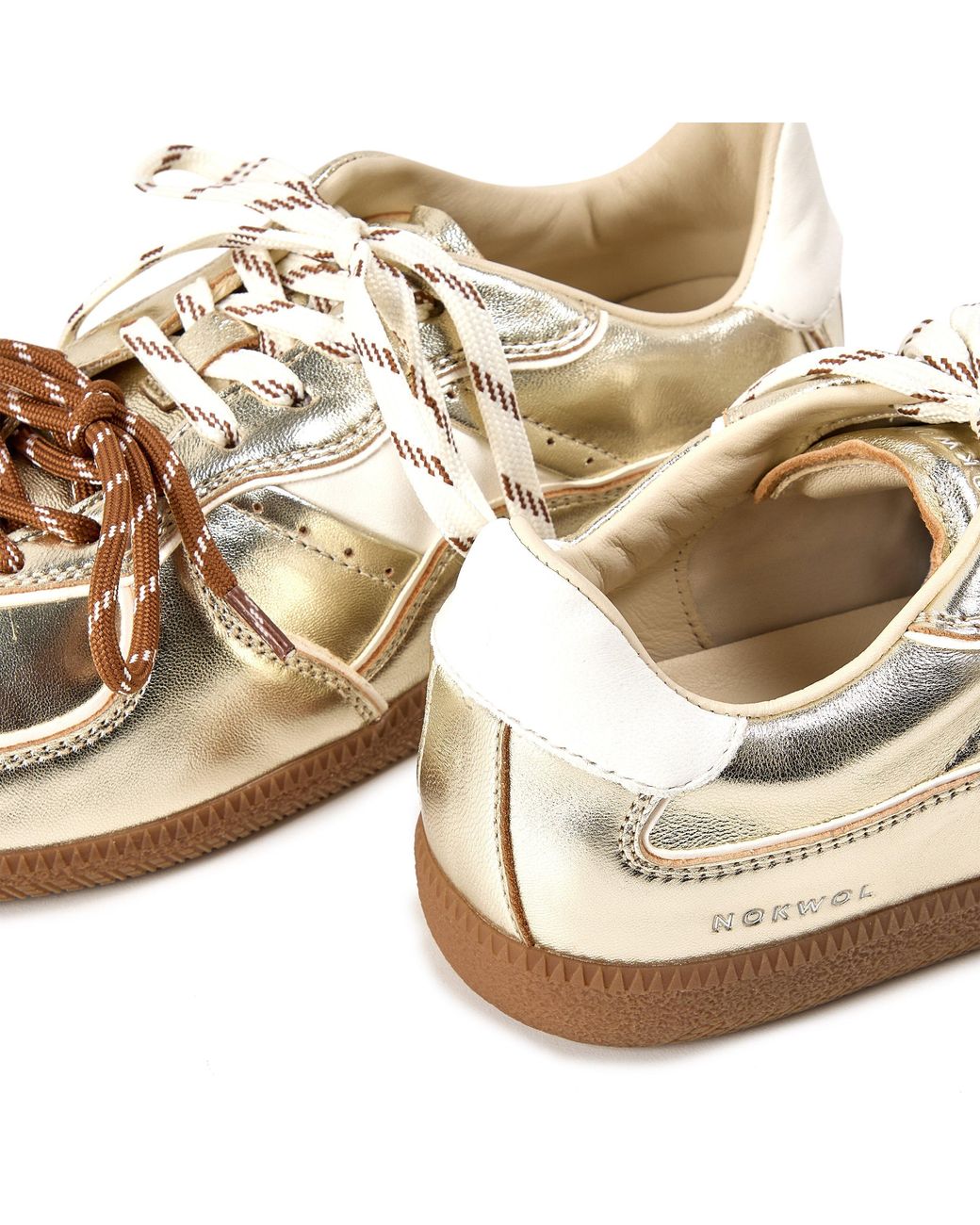 Nokwol Metallic August Low-Top Trainers