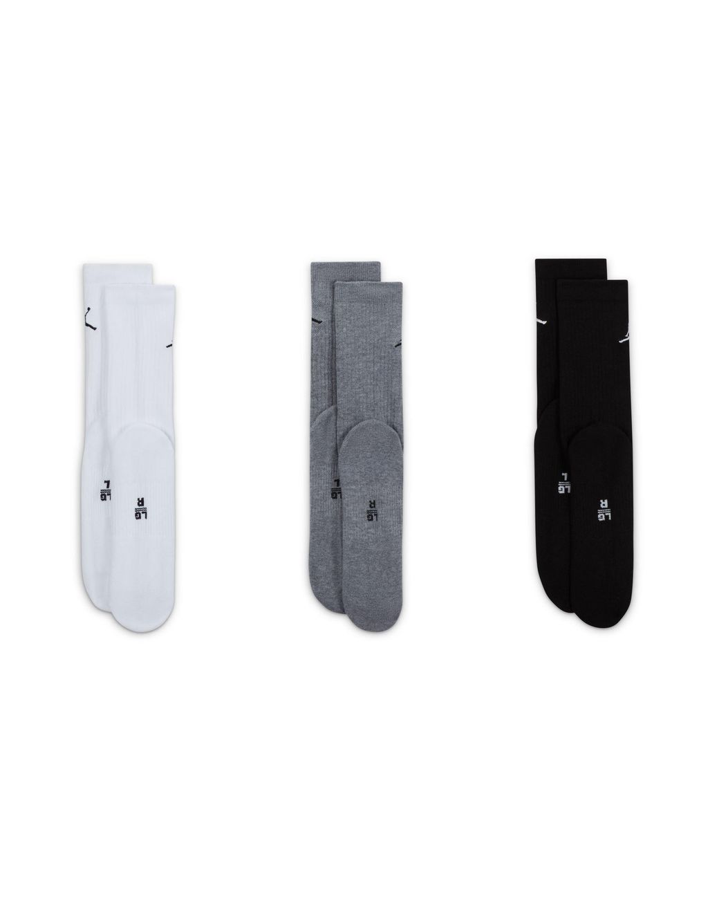 Nike White Everyday Crew Socks (3 Pairs)