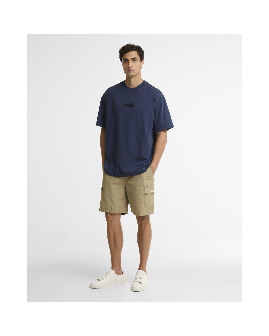 Barbour Blue Collins T-Shirt for men