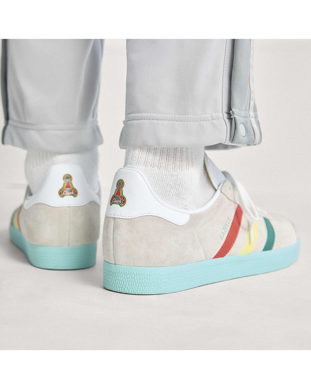 Adidas Green Gazelle Low Top Canvas Sneakers for men