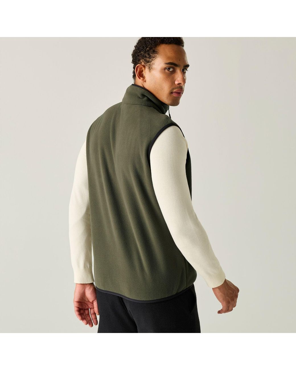 Regatta Black Frankie Fleece Gilet for men