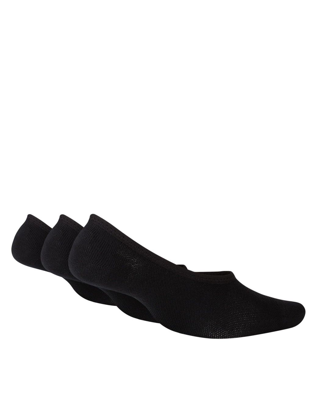 Nike Black 3 Pack Invisible Socks Ladies