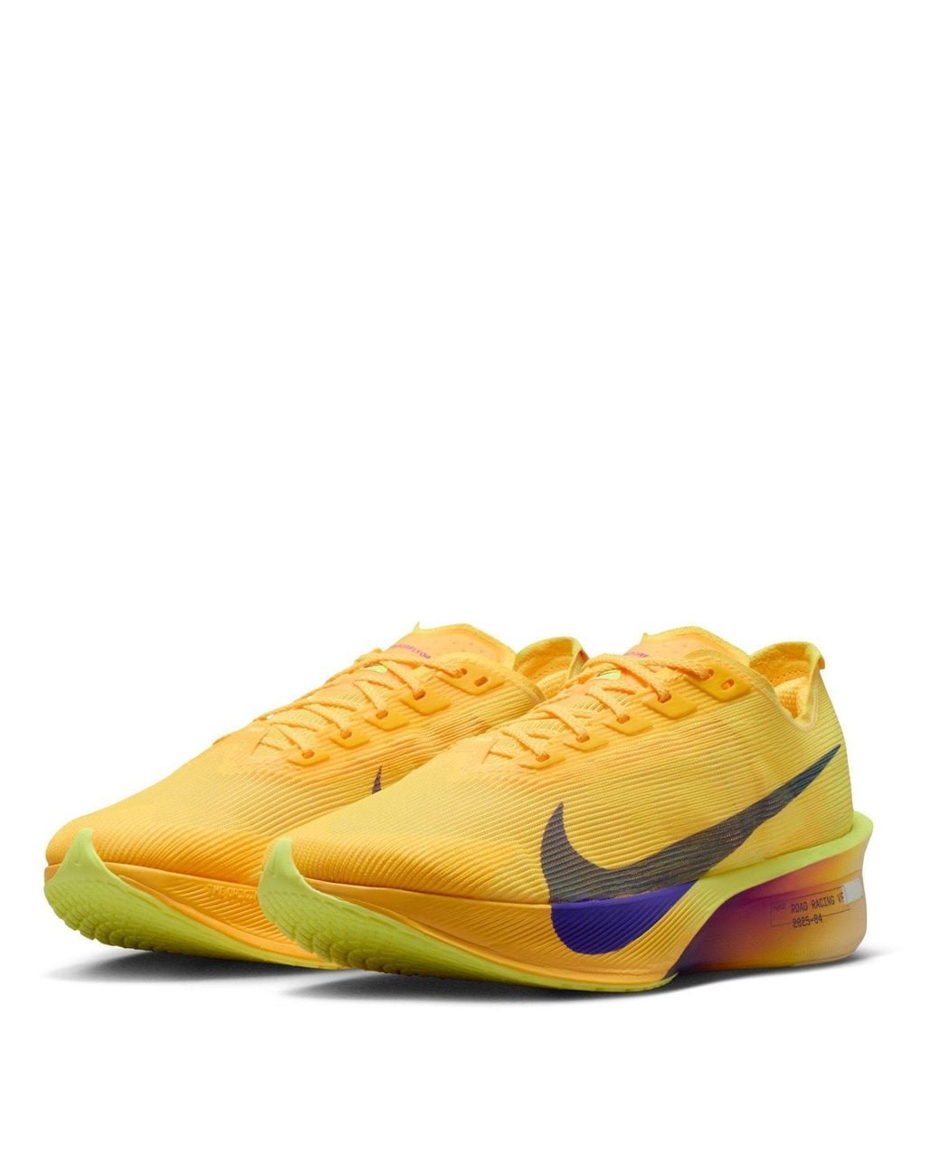 Nike Yellow Vaporfly 4 Road Racing Shoes