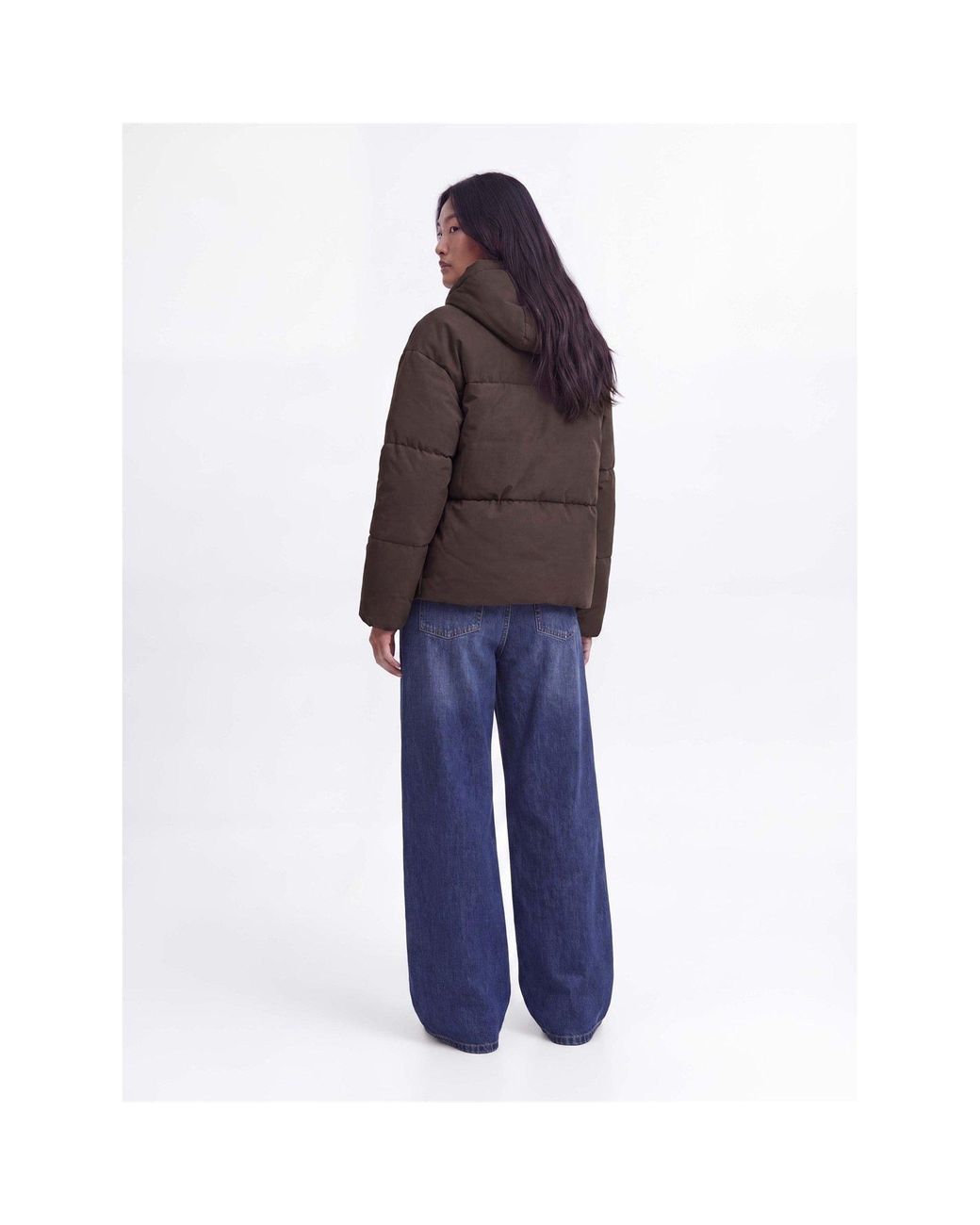 JJXX Brown Galaxy Puffer Jacket