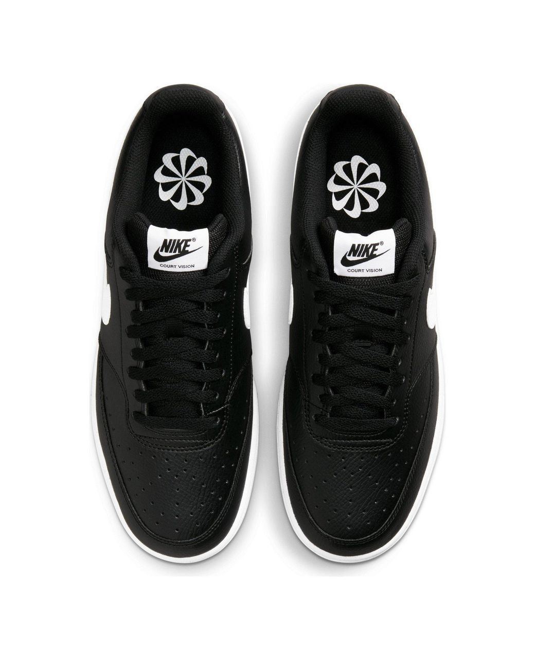 Nike Black Court Vision Low Trainers for men