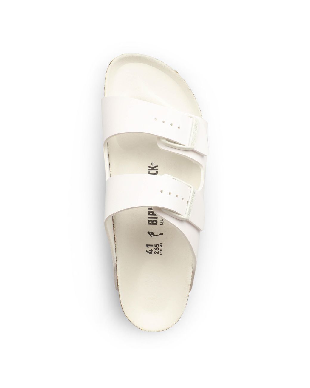 Birkenstock White Bstk Arizona Birk-Flur 64