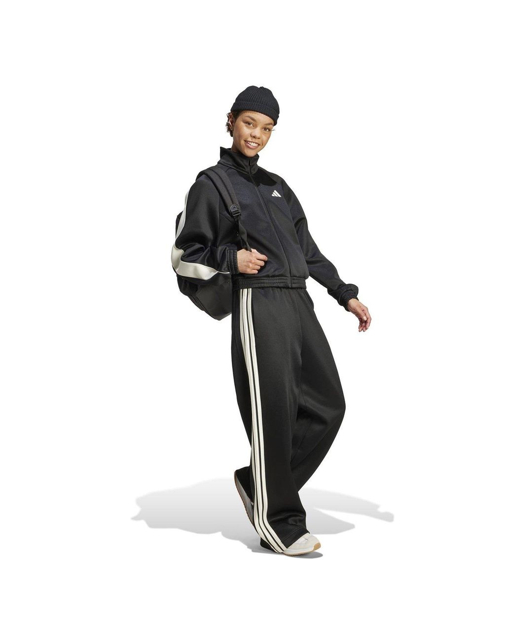 Adidas Black Stadium 3-Stripes Track Pant