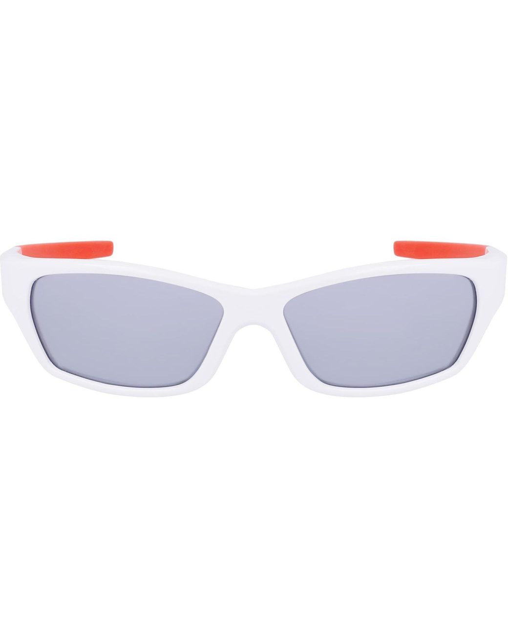 Nike White Jolt Wrap Sunglasses