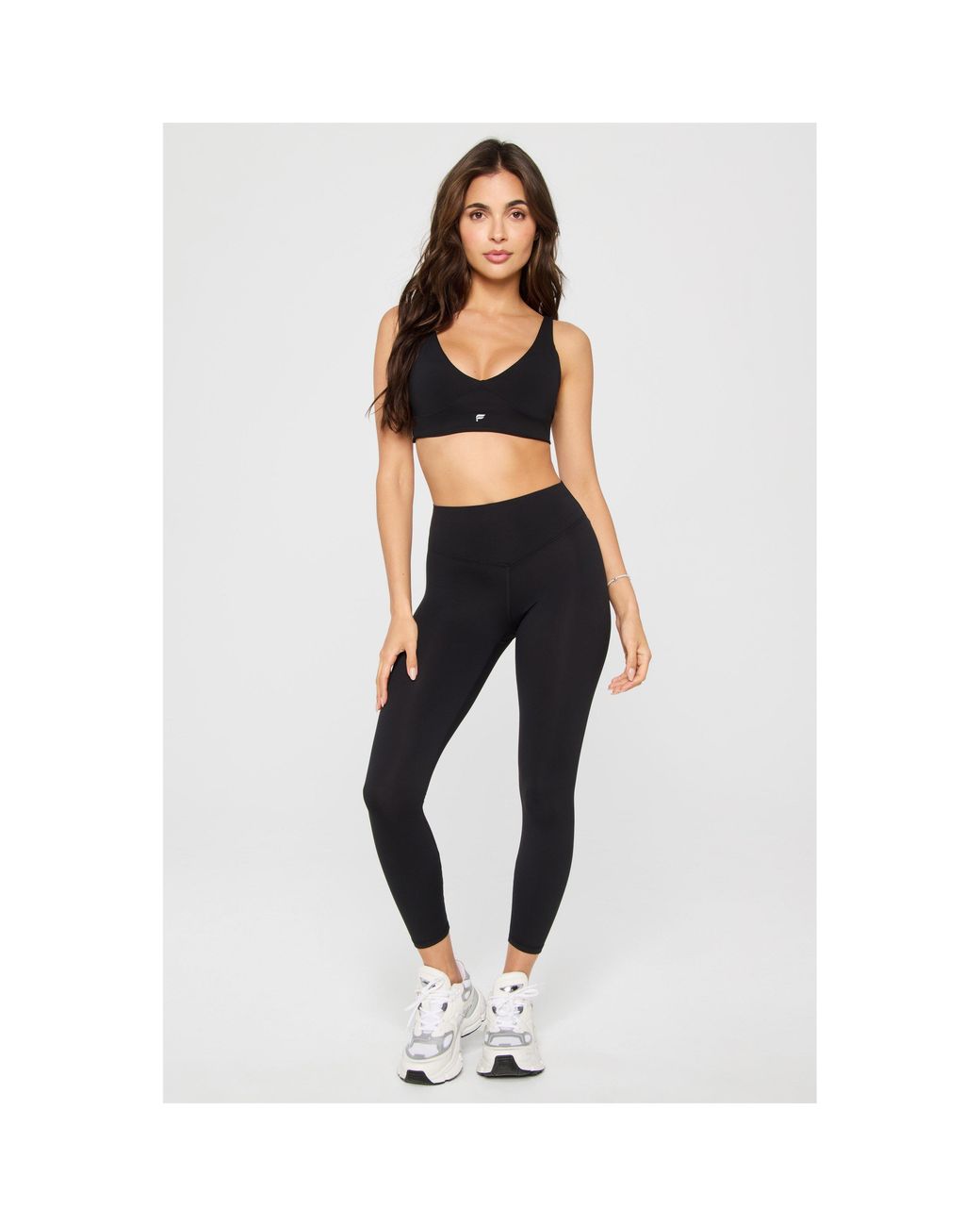 Fabletics Black Pureluxe Low-Impact Sports Bra
