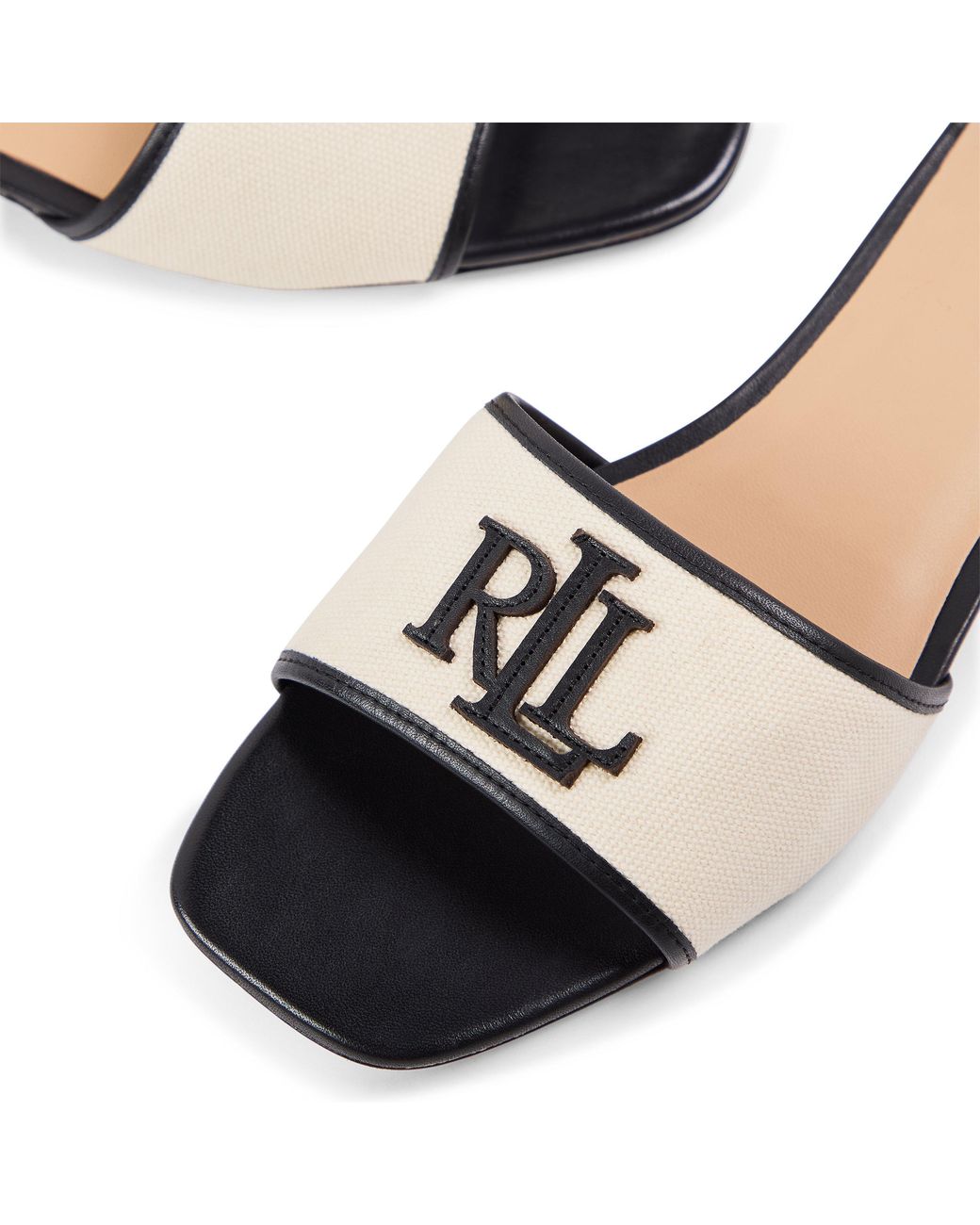 Ralph Lauren Brown Sliders