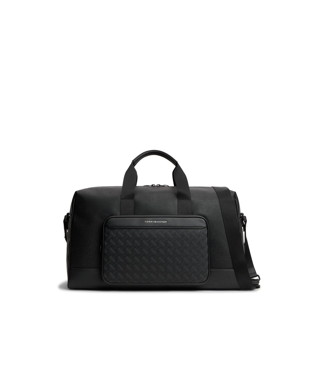 Tommy Hilfiger Black Modern Monogram Holdall for men