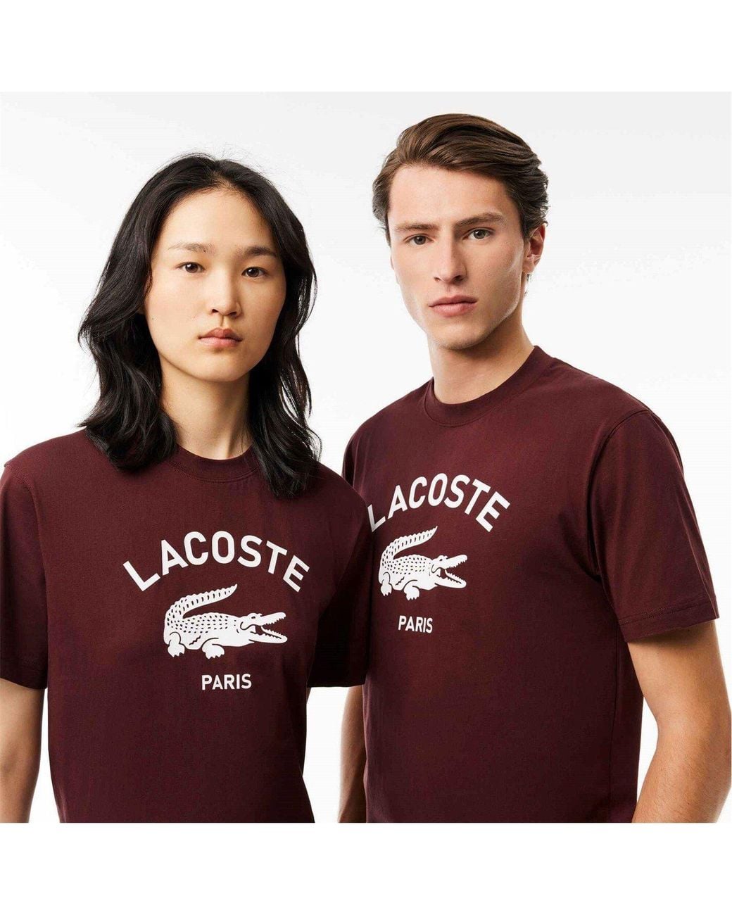 Lacoste Red Paris Tee Sn44 for men