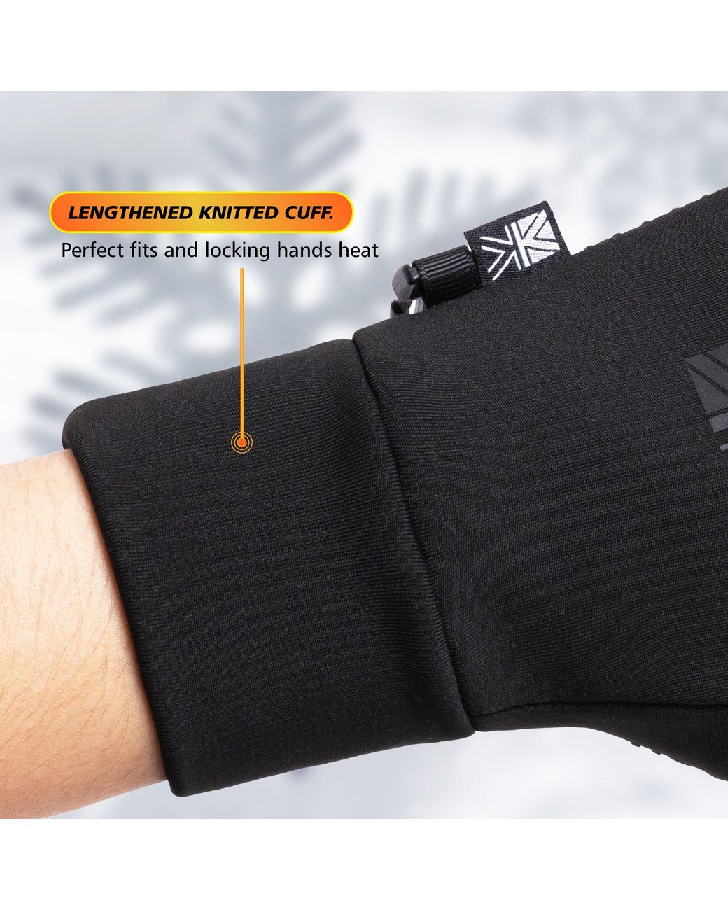Karrimor Black Thermal Gloves