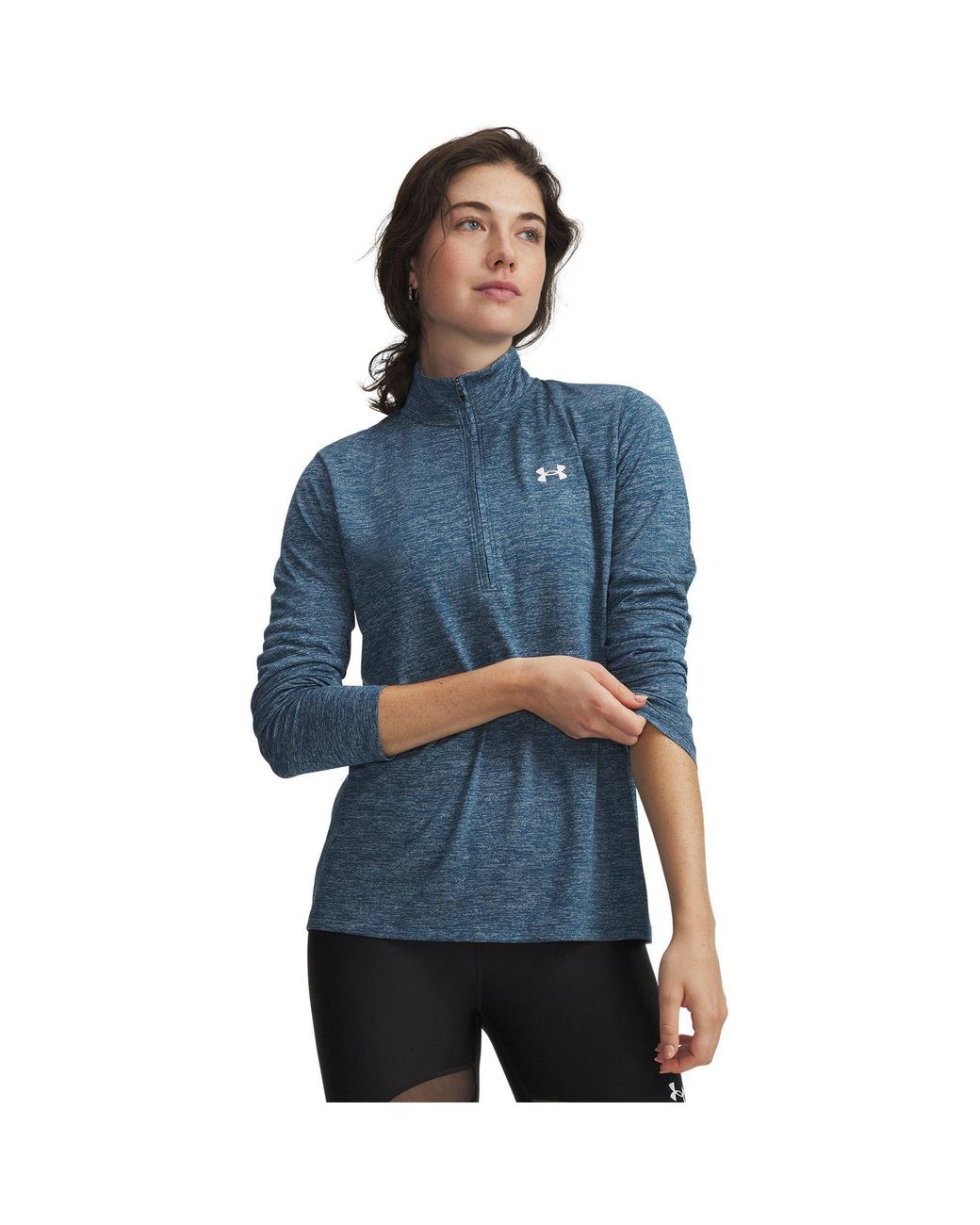 Under Armour Blue Tech Half Zip Top