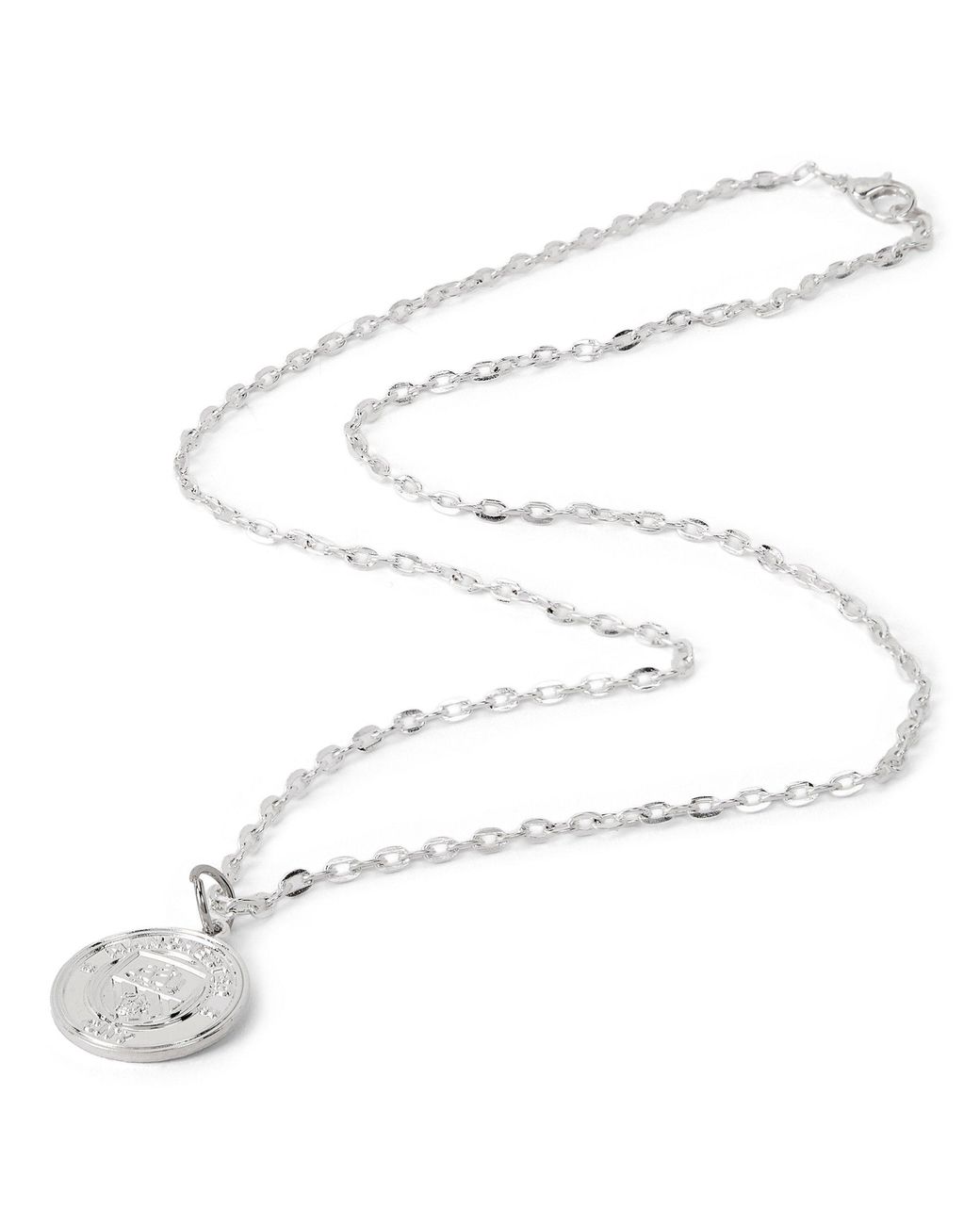 Team White Officially Licensed Plated Pendant And Chain