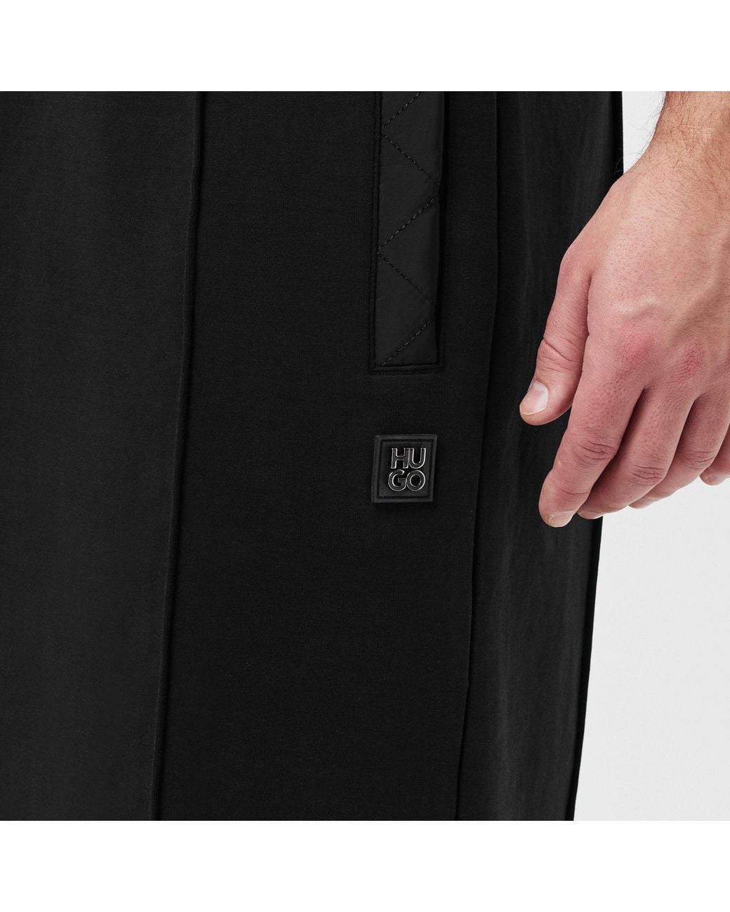 HUGO Black Jogging Shorts for men