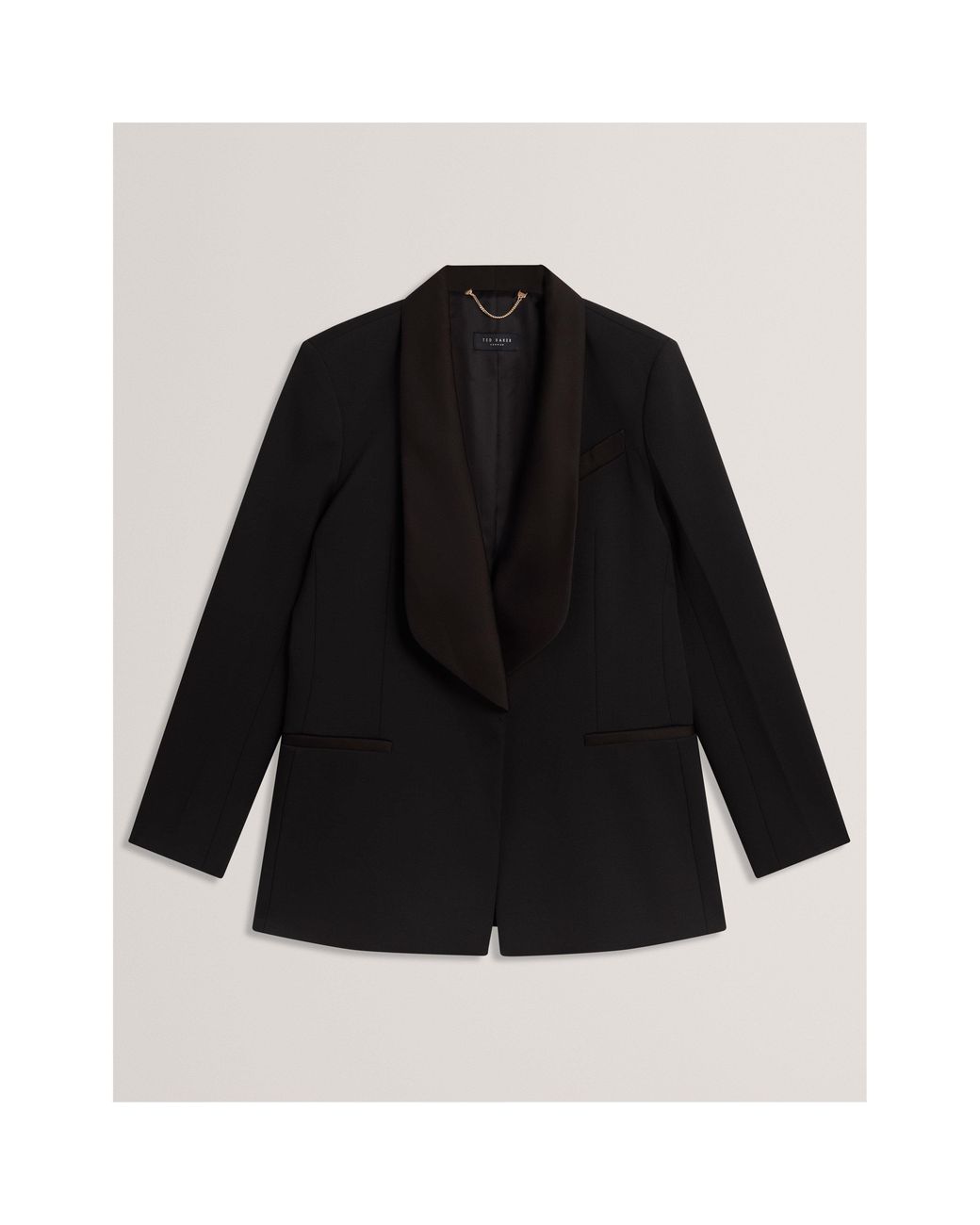 Ted Baker Black Relaxed Blazer
