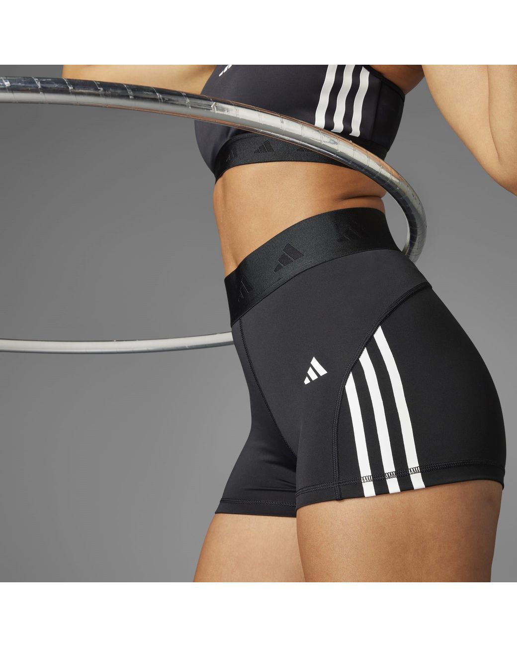 Adidas Black Performance Gym Shorts