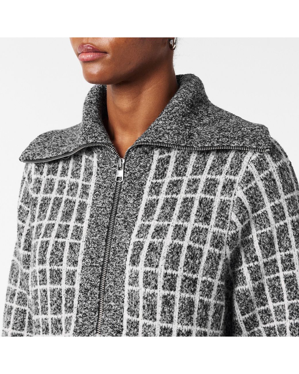 Varley Gray Furley Half-Zip Jumper