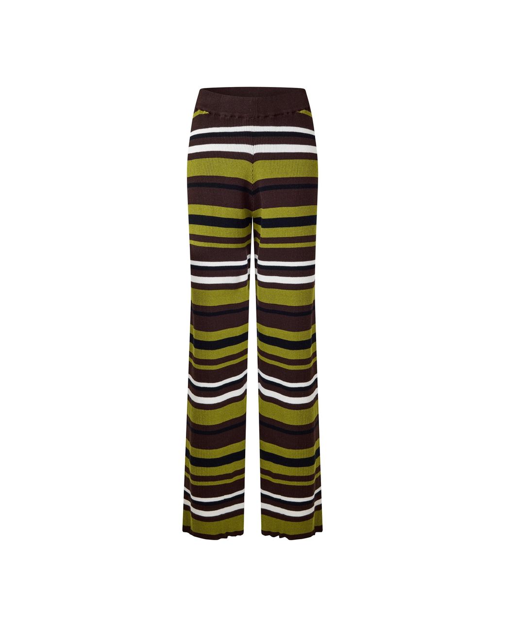 I Saw It First Metallic Striped Knitted Wide Leg Trouser