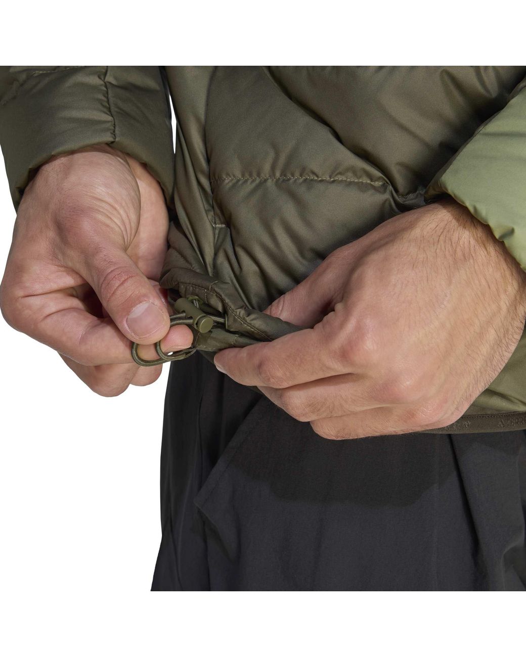 Adidas Green Mt Down Hooded Jacket for men