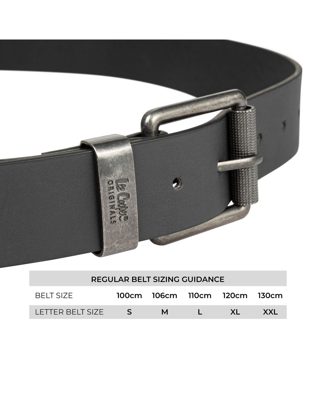 Lee Cooper Black Belt for men
