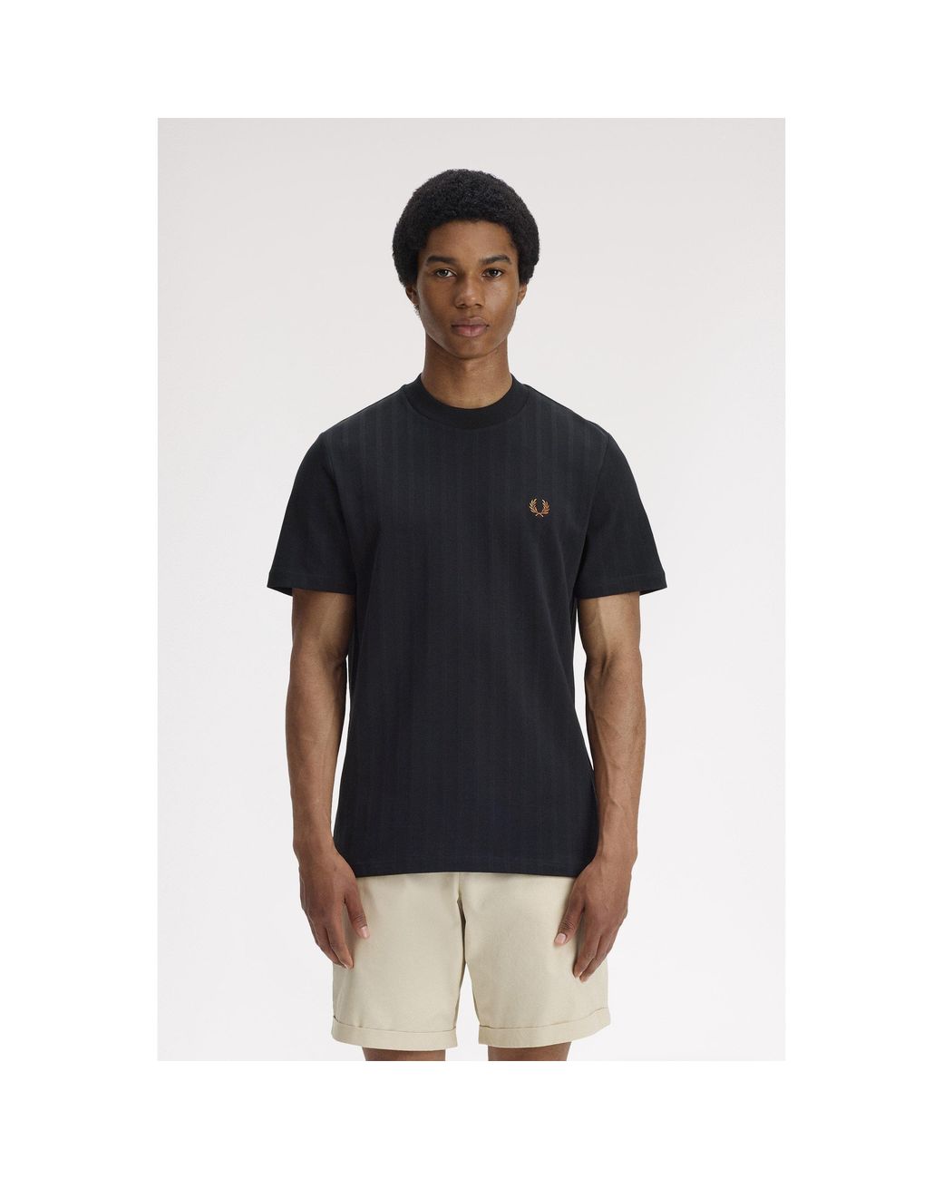 Fred Perry Black T-Shirt for men