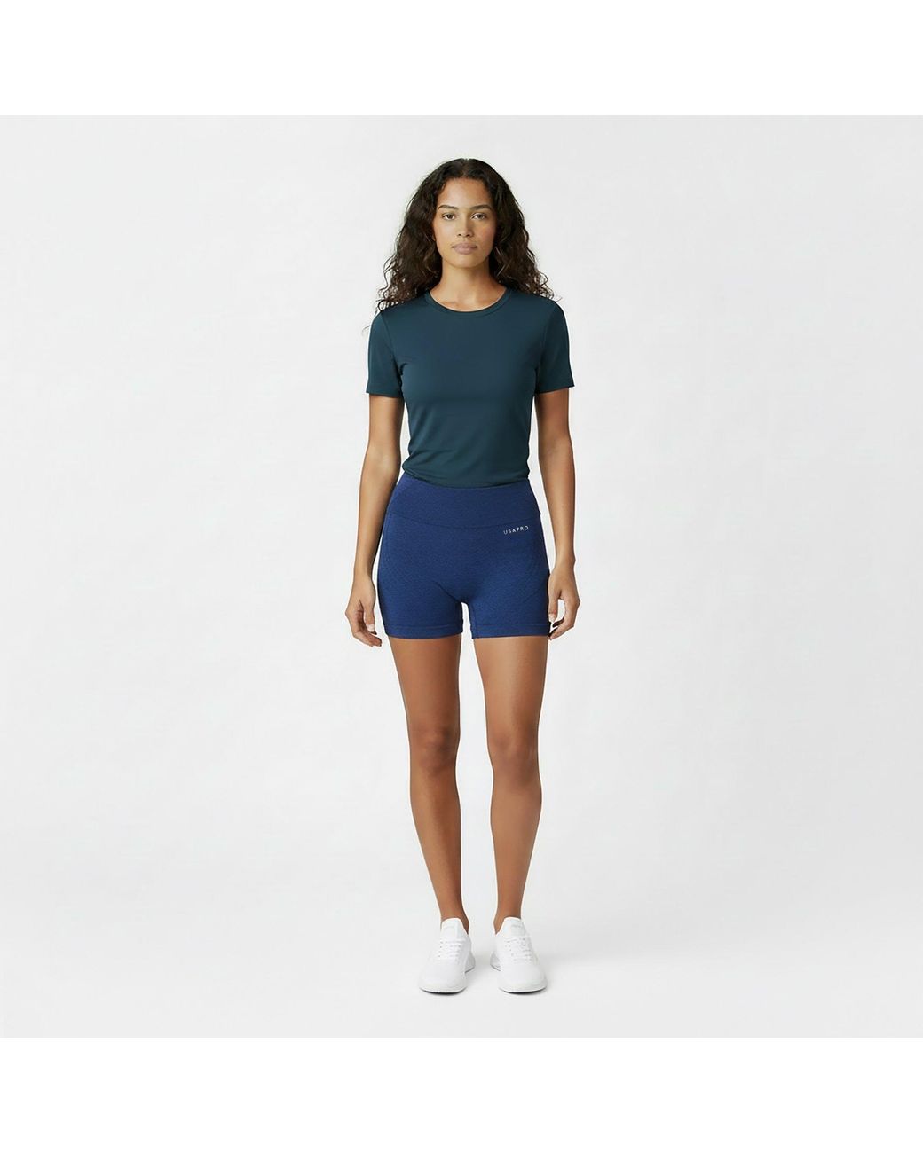 Usa Pro Blue Usap Seamless 3 Inch Shorts
