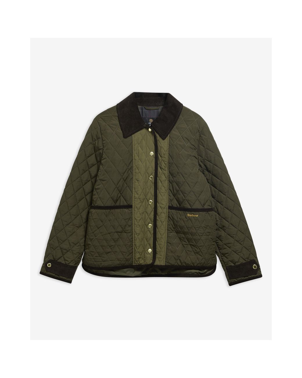 Barbour Green Ainsdale Re-Engineered Quilted Jacket