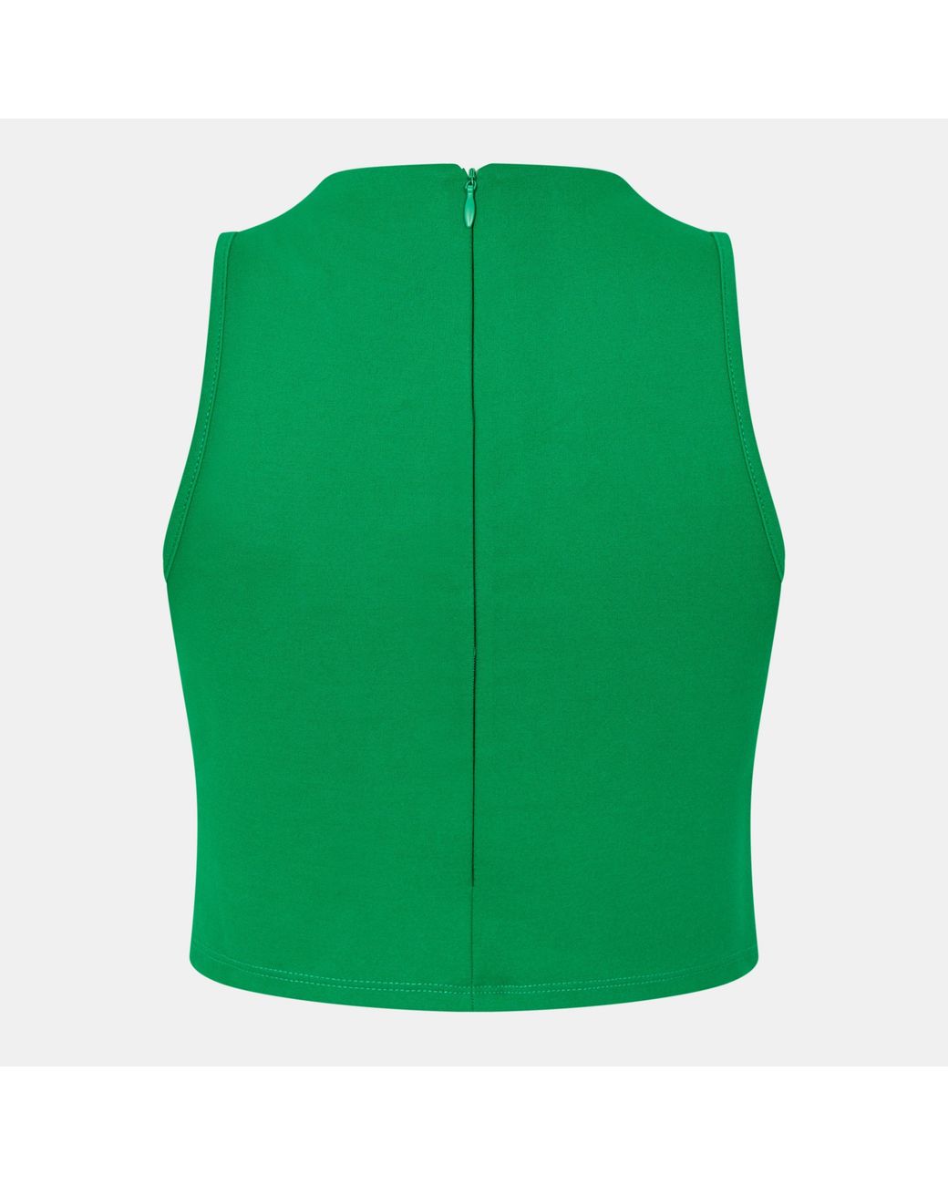 Jack Wills Green Ponte High Neck Top