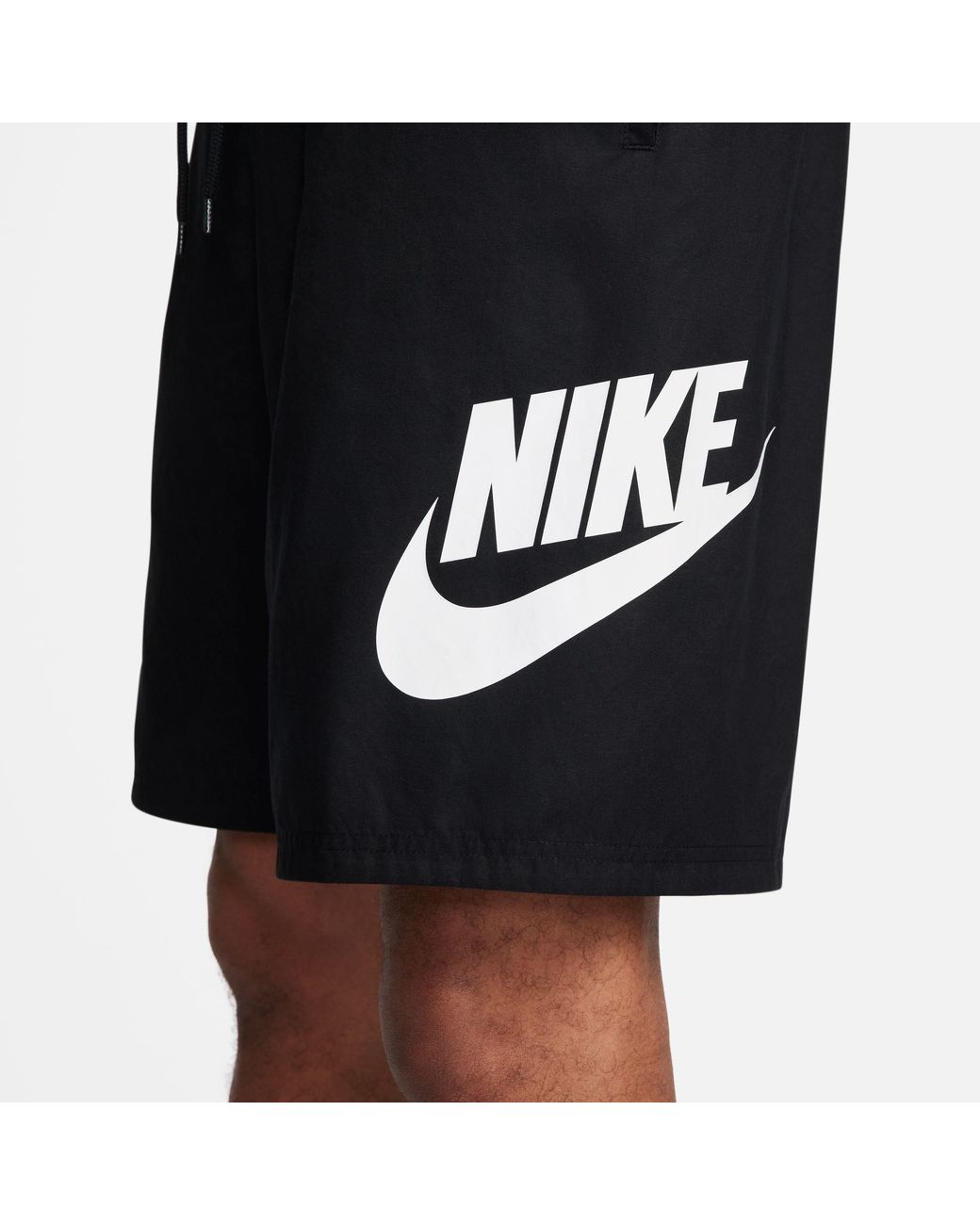 Nike Black Woven Club Tracksuit Shorts for men