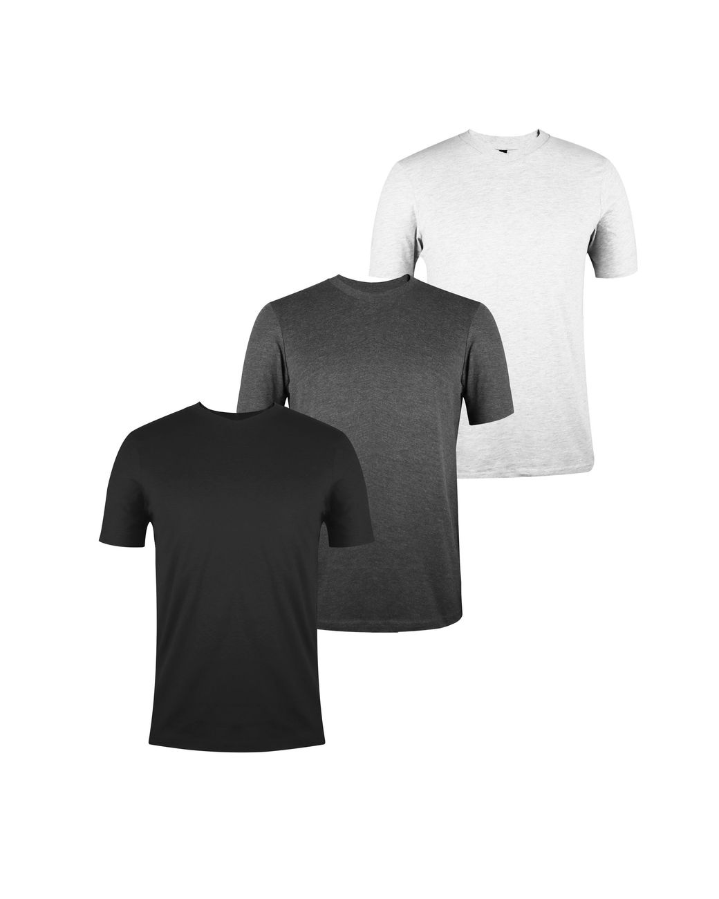 Donnay Black Three Pack V Neck T Shirt for men
